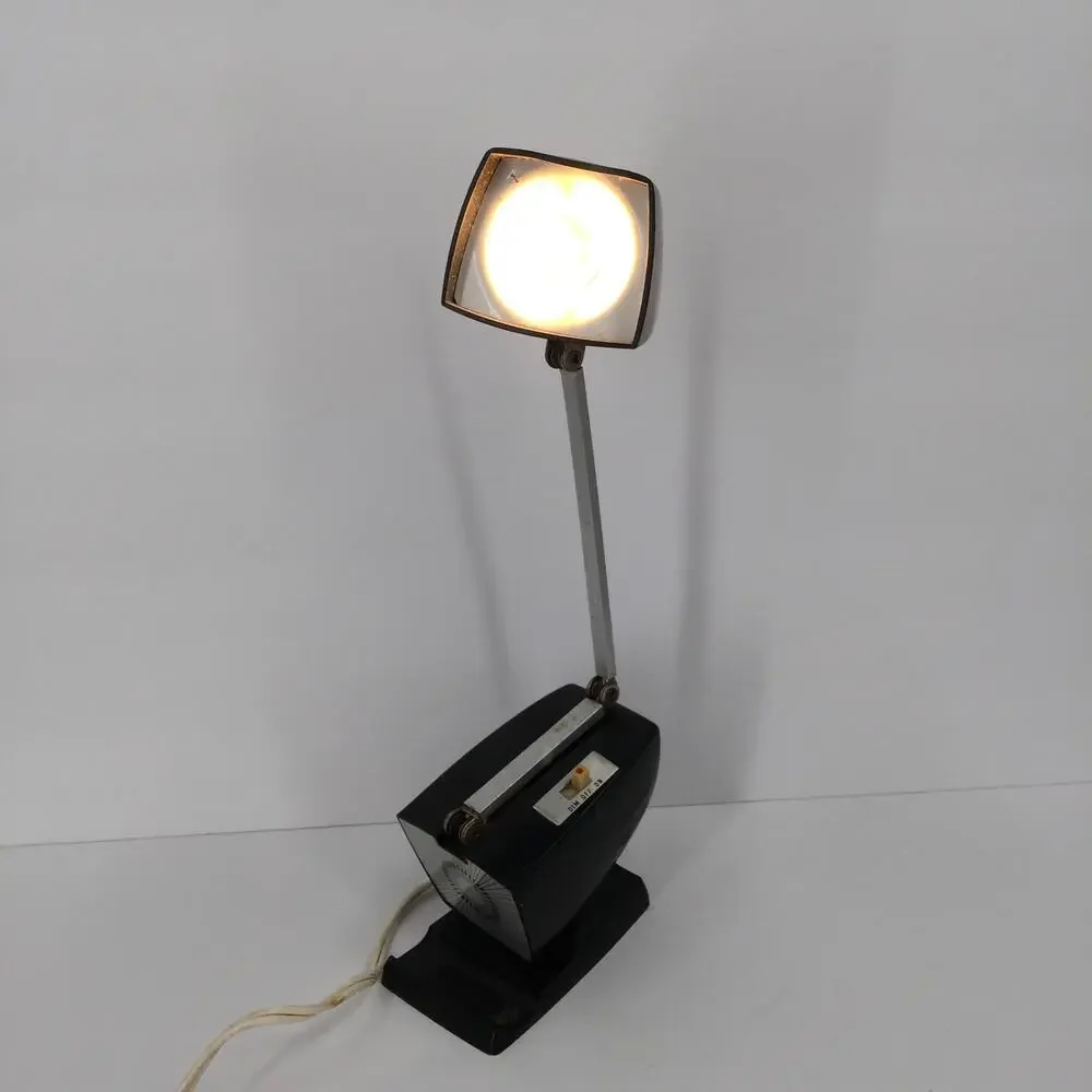 Vintage Mid Century French Industrial Desk Lamp